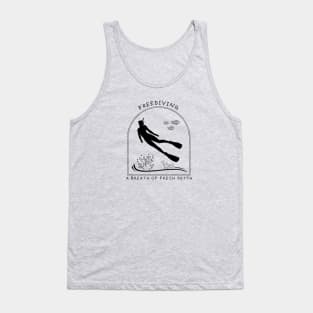 Freediving - A Breath of Fresh Depth| Freediving | Freediver | Ocean lover | Diver | Apnea Tank Top